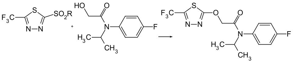 Flufenacetsynthese
