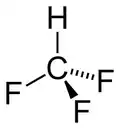 Strukturformel von Fluoroform