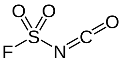 Strukturformel von Fluorsulfonisocyanat
