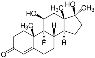 Strukturformel von Fluoxymesteron