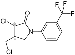 Strukturformel von Flurochloridon