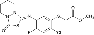 Strukturformel von Fluthiacet-methyl