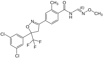 Strukturformel von Fluxametamid