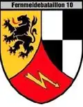 Internes Verbandsabzeichen Fernmeldebataillon 10 (Sigmaringen) (außer Dienst)