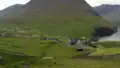 Blick auf Viðareiði von Norden