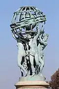 Brunnen Die vier Weltteile, Paris