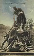 Sintflutbrunnen im Regierungsgarten ca. 1914