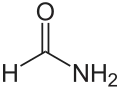 Strukturformel von Formamid