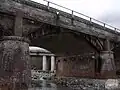 Der Formone an den Brücken Ponte sul Formone (vorne) und der neueren Brücke der Via Cassia