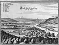 Gut Forst im Merianstich von 1654