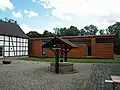 Innenhof mit Besucherzentrum