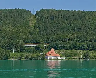 Kraftwerksgebäude am Wörthersee