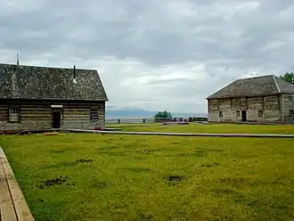 Historische Gebäude im Fort St. James
