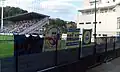 Im Hintergrund die Osttribüne (2015)