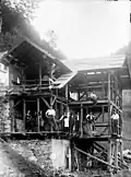Bau des Bildhauerateliers