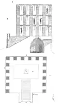 Schnitt und Grundriss von Viollet-le-Duc, 1856