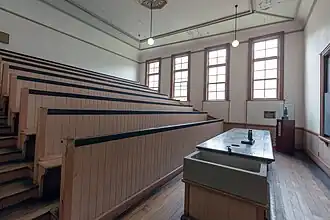 Unterrichtsraum für Physik und Chemie der 4. Oberschule