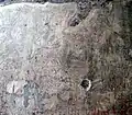 Zeichnungen an der Ostwand