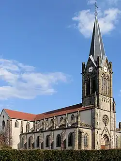 Westseite der Kirche
