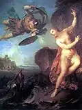 Gemälde-Vorlage von François Lemoyne