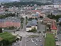 Belfort; links das Departementhaus, eine ehemalige Pionier- und Artilleriekaserne