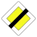AB7: Ende Straße 1. Ordnung (Fin du caractère prioritaire d'une route)