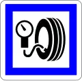 CE26: Luftdruck­überprüfung (Station de gonflage, hors station service, usage gratuit)
