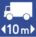 SC5: Für lange Fahrzeuge empfohlene Strecke