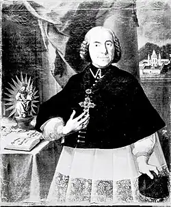 Josip Frano Gondola (1711–1774), Titularbischof von Tempe