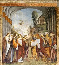 Hochzeit der Hl. Cäcilia und des Valerian 1504–06, Bologna
