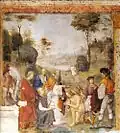 Taufe Valerians, Giovanni Maria Chiodarolo und Cesare Tamaroccio zugeschrieben