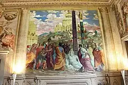 Franciabigio: Rückkehr des Cicero aus dem Exil, Fresko im Saal Leos X., ca. 1519–21