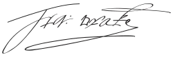 Unterschrift von Francis Drake