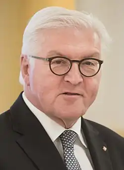 Frank-Walter Steinmeier Bundespräsident (seit 19.&nbsp;März 2017)