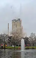 Der innere Kern fällt, 2 Sekunden nach dem vorherigen Bild.