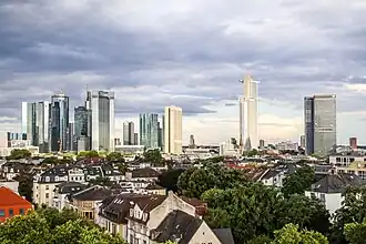 Bankenviertel von Westen