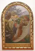 Madona v růžích (Madonna in Rosen) in der Galerie der modernen Künste in Kuttenberg (1910)