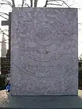 Sonnensystem auf Mesmers Grabstein