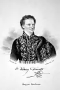 Franz Josef (1767–1826), erster Fürst Koháry, Lithographie von Josef Kriehuber, um 1826