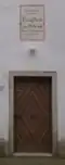Gedenktafel am Geburtshaus in Vornbach