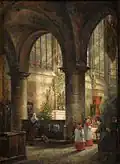 Im Chor des Doms zu Aachen, 1890