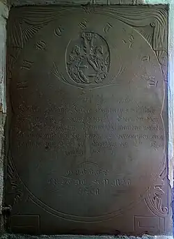 Epitaph des Franz Xaver von Pflachern († 1813) in der Pfarrkirche St. Marienkirchen