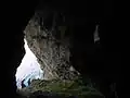 Blick aus dem Osteingang