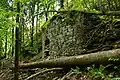 Reste der im Gemeindegebiet gelegenen Burg Fredevald