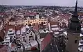 Blick auf den weihnachtlichen Obermarkt von der Petrikirche