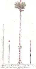 Mainz, 1793, Aufschrift: «Paix aux peuples, GUERRE aux tirans» (Friede den Völkern, Krieg den Tyrannen)