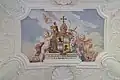 Wappen von Fürstbischof Johann Franz Eckher von Kapfing und Liechteneck im Kreuzgang des Freisinger Doms