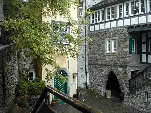 Der Innenhof der Burg