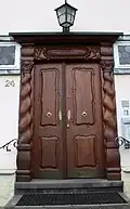 Barockportal des Pfarrhauses