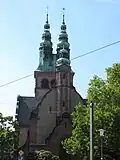 Die Friedenskirche von Osten